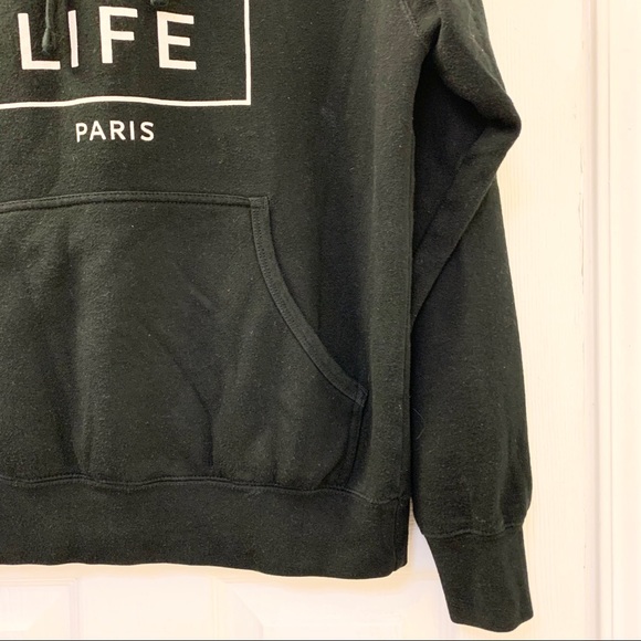 Quiet Life Paris Black Hoodie Sweatshirt - Picture 2 of 6